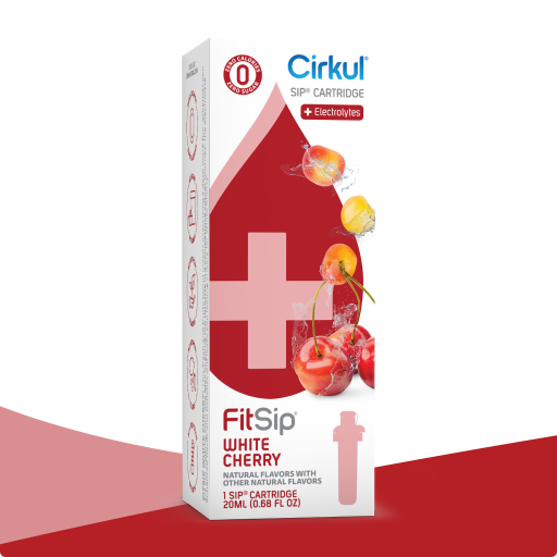 FitSip White Cherry Wave 1-0170